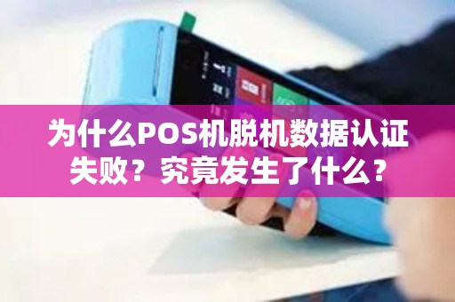 为什么POS机脱机数据认证失败？究竟发生了什么？