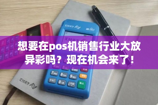 想要在pos机销售行业大放异彩吗？现在机会来了！