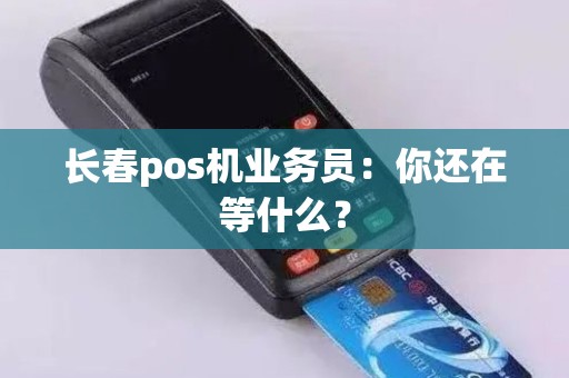 长春pos机业务员：你还在等什么？