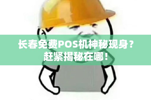 长春免费POS机神秘现身？赶紧揭秘在哪！