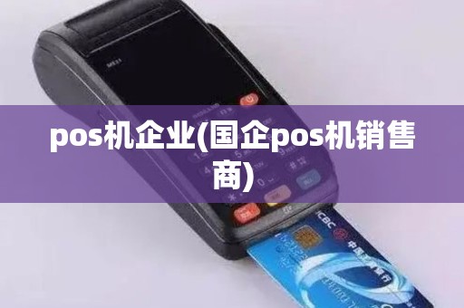 pos机企业(国企pos机销售商)
