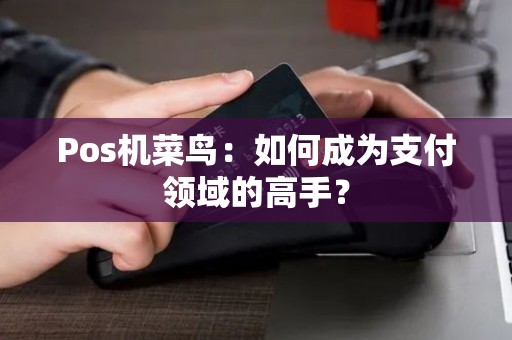 Pos机菜鸟：如何成为支付领域的高手？