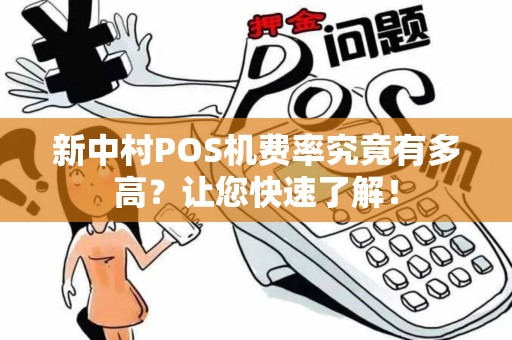 新中村POS机费率究竟有多高？让您快速了解！