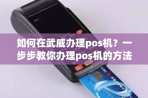 如何在武威办理pos机？一步步教你办理pos机的方法！