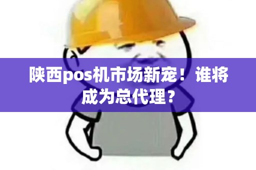 陕西pos机市场新宠！谁将成为总代理？