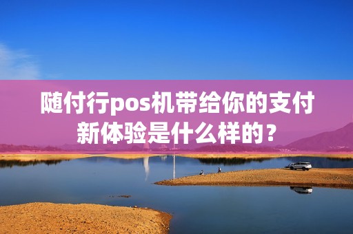 随付行pos机带给你的支付新体验是什么样的？