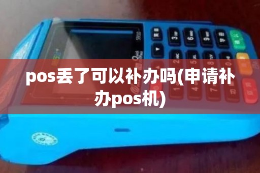 pos丢了可以补办吗(申请补办pos机)