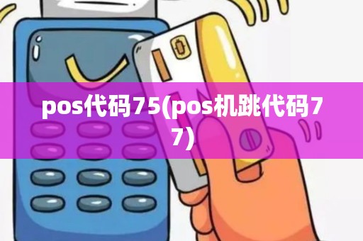 pos代码75(pos机跳代码77)
