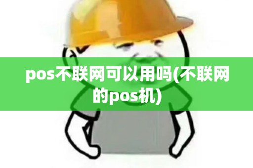pos不联网可以用吗(不联网的pos机)