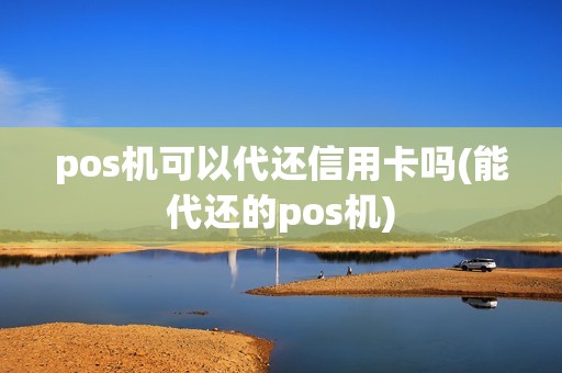 pos机可以代还信用卡吗(能代还的pos机)