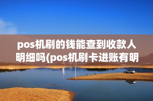 pos机刷的钱能查到收款人明细吗(pos机刷卡进账有明细么)