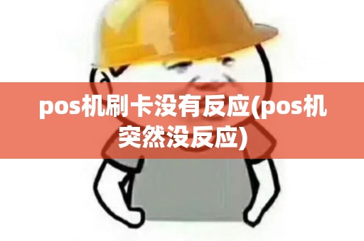 pos机刷卡没有反应(pos机突然没反应)