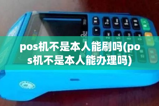 pos机不是本人能刷吗(pos机不是本人能办理吗)