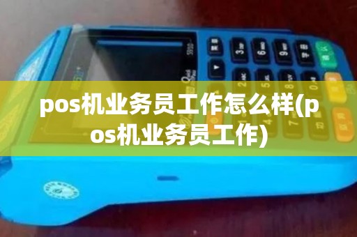 pos机业务员工作怎么样(pos机业务员工作)