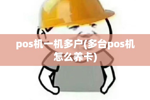 pos机一机多户(多台pos机怎么养卡)