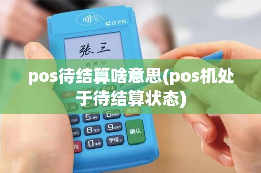 pos待结算啥意思(pos机处于待结算状态)