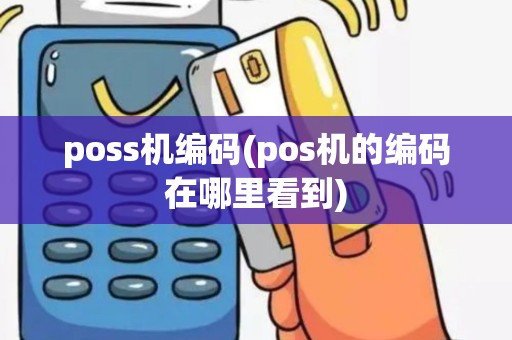 poss机编码(pos机的编码在哪里看到)