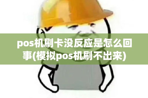 pos机刷卡没反应是怎么回事(模拟pos机刷不出来)