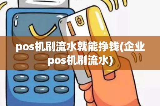 pos机刷流水就能挣钱(企业pos机刷流水)