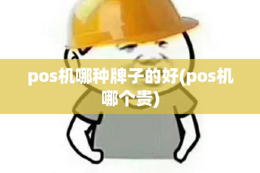 pos机哪种牌子的好(pos机哪个贵)