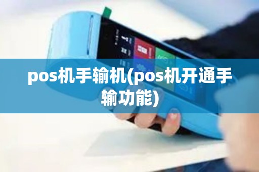 pos机手输机(pos机开通手输功能)