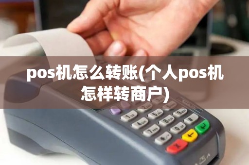 pos机怎么转账(个人pos机怎样转商户)