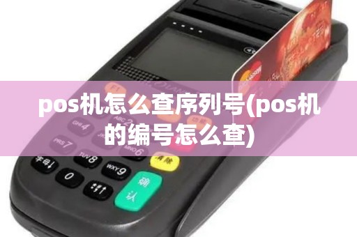 pos机怎么查序列号(pos机的编号怎么查)