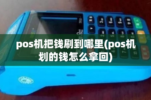 pos机把钱刷到哪里(pos机划的钱怎么拿回)