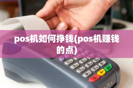 pos机如何挣钱(pos机赚钱的点)