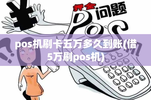 pos机刷卡五万多久到账(借5万刷pos机)
