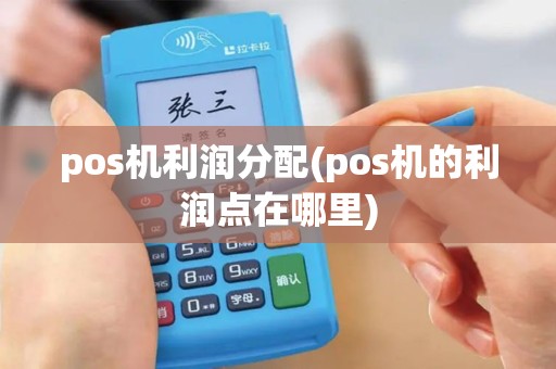 pos机利润分配(pos机的利润点在哪里)