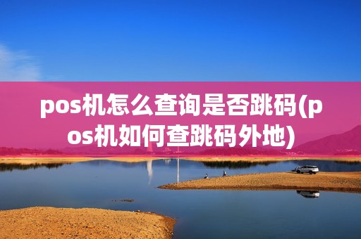 pos机怎么查询是否跳码(pos机如何查跳码外地)