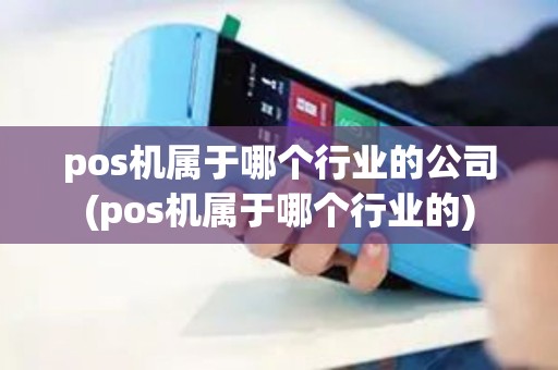 pos机属于哪个行业的公司(pos机属于哪个行业的)