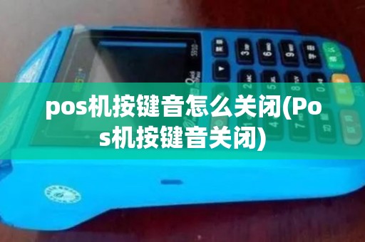 pos机按键音怎么关闭(Pos机按键音关闭)