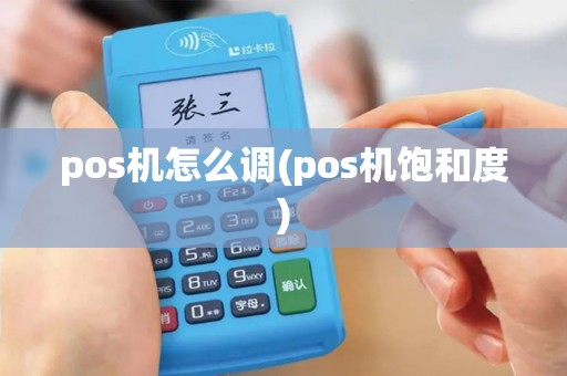 pos机怎么调(pos机饱和度)