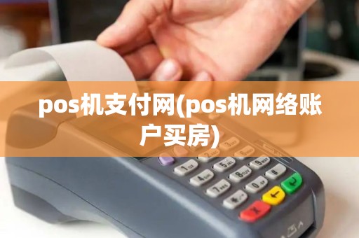 pos机支付网(pos机网络账户买房)