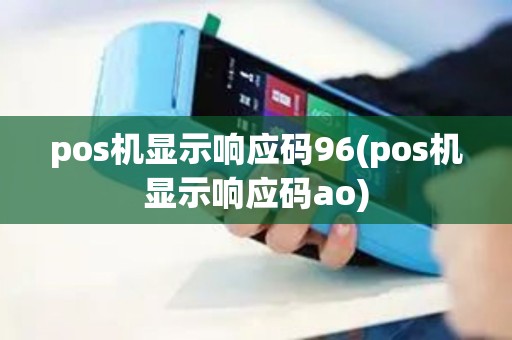 pos机显示响应码96(pos机显示响应码ao)