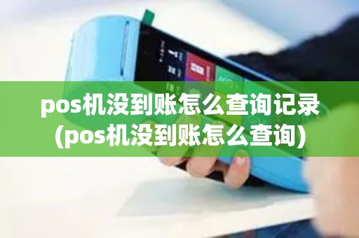 pos机没到账怎么查询记录(pos机没到账怎么查询)