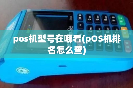 pos机型号在哪看(pOS机排名怎么查)
