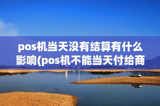 pos机当天没有结算有什么影响(pos机不能当天付给商户)