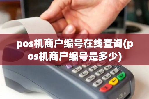 pos机商户编号在线查询(pos机商户编号是多少)