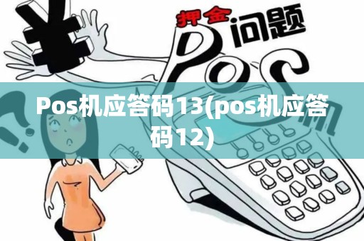 Pos机应答码13(pos机应答码12)