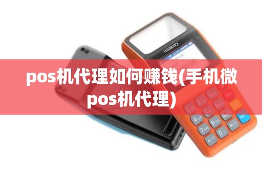 pos机代理如何赚钱(手机微pos机代理)
