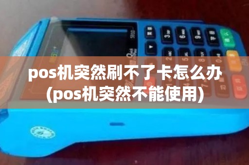pos机突然刷不了卡怎么办(pos机突然不能使用)