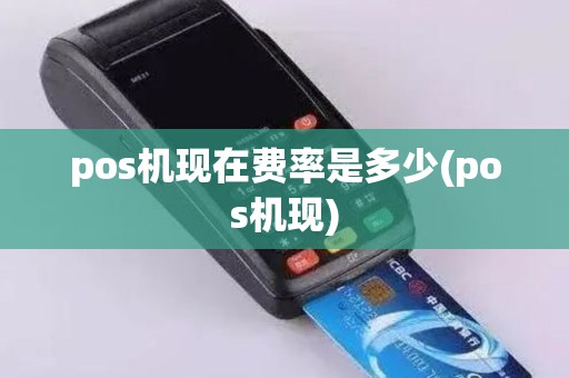 pos机现在费率是多少(pos机现)