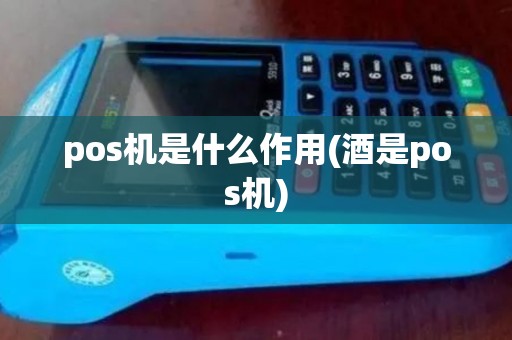 pos机是什么作用(酒是pos机)
