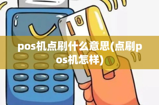 pos机点刷什么意思(点刷pos机怎样)