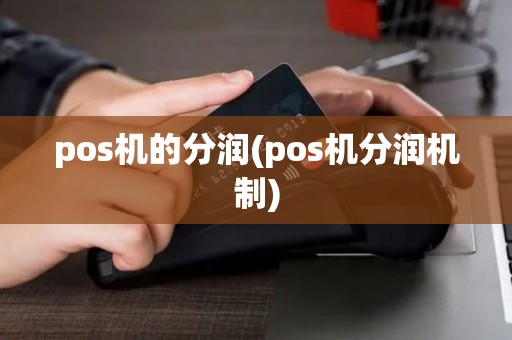 pos机的分润(pos机分润机制)