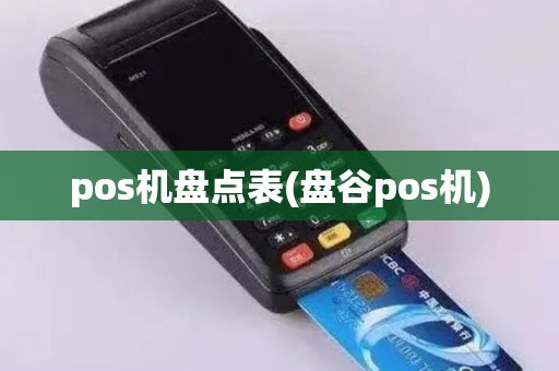 pos机盘点表(盘谷pos机)