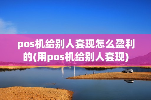 pos机给别人套现怎么盈利的(用pos机给别人套现)